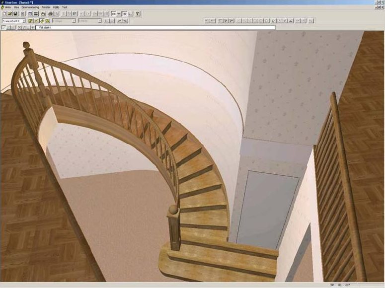 Программа для проектирования лестниц: StairCon 3.40 SP3 (+русский help + видеоуроки + примеры проектов)